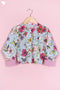 Cambric Cotton Top In Floral Print